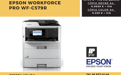 Oferta rènting impressora Epson WorkForce® Pro WF-C579R